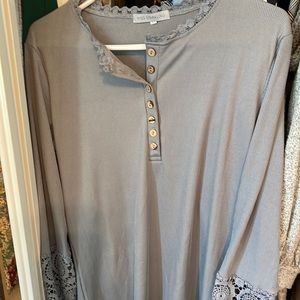 Large gray shirt